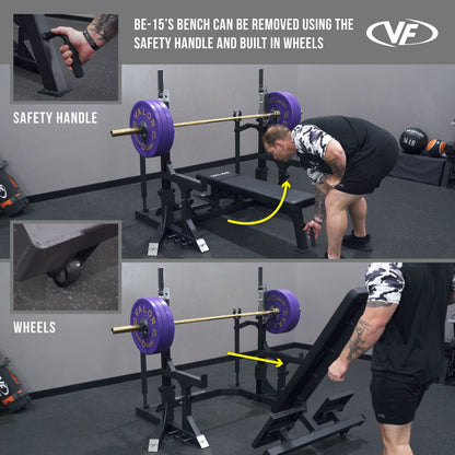 Competition Squat - Bench Press Combo Rack