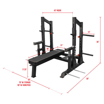 Competition Powerlifting Flat Bench