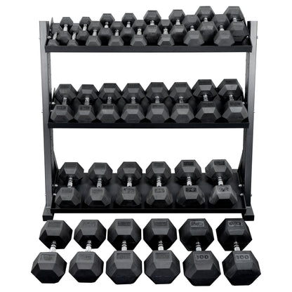 Rubber Hex Dumbbell Sets